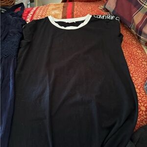 Sweater dresses from Calvin and Dressbarn.